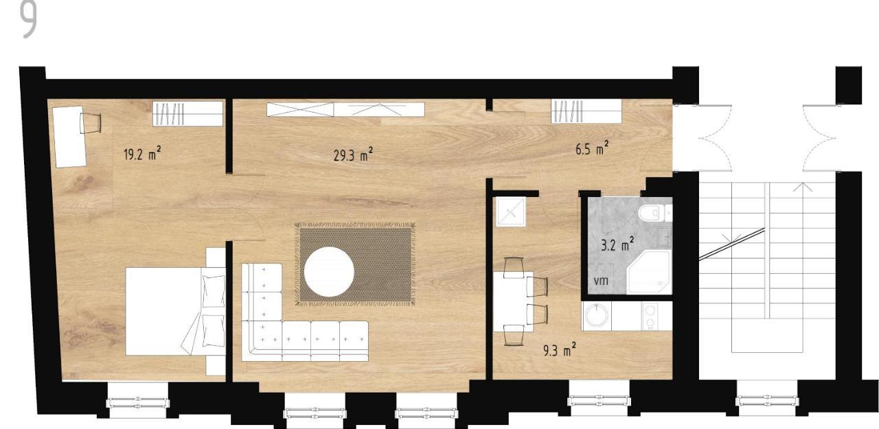 Апартаменты Gourmet Storie'S Ap 68Sqm Renovated Free Parking Рига Экстерьер фото